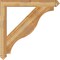 Ekena Millwork Funston Arts & Crafts Rough Sawn Bracket, Western Red Cedar, 4"W x 38"D x 38"H BKT04X38X38FST03RWR - alternate 4